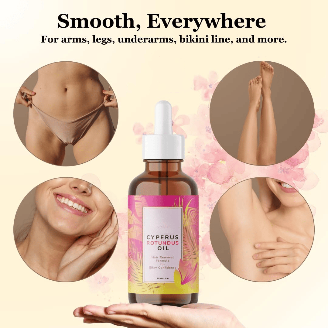 Natural Cyperus Rotundus Oil For Hair Removal 60ml